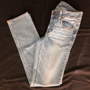 American Eagle Medium Wash Straight Jeans